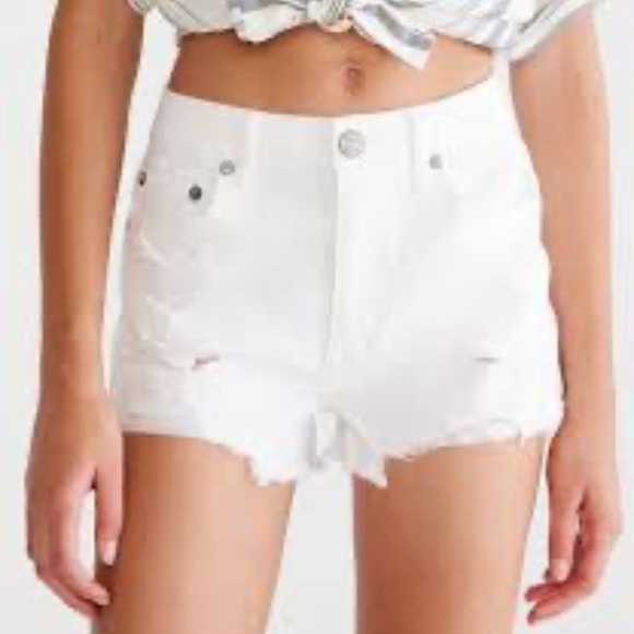 Aeropostale Pants - NWT Aeropostale White Distressed Jean Shorts
